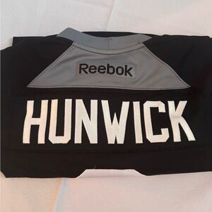 Hunwick , game worn practice Jersey.